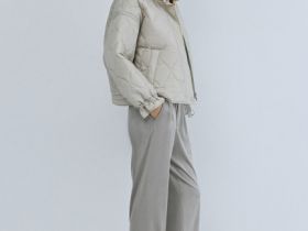 Брюки Baggy из искусственной замши, Серый