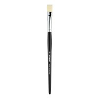 Кисть жесткая синтетика №12 плоская Sketchmarker "352" ручка короткая