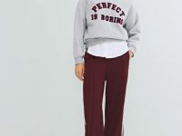 Свитшот с принтом, Серый