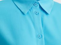 Блузка свободного силуэта со спущенным рукавом