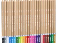 Набор карандашей цветных Berlingo "SuperSoft. Pro" 24 цв., круглые, заточен., картон, европодвес