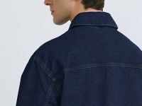 Джинсовая куртка-рубашка, Синий