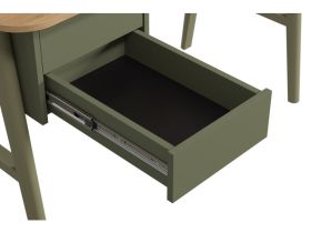 Письменный стол Бревор-3 120x60 Дуб Барбера/Оливковый