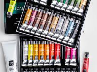 Набор гуаши Малевичъ большой, 40 цветов по 20 мл + белила 200 мл