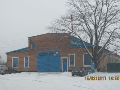 Здание мастерской семсвеклосовхоза "Хуторок", где были созданы первая на Кавказе областная мастерская по ремонту сельхозинвентаря и мастерская первой на Кавказе машинно-тракторной станции