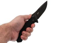 Туристический нож Mr.Blade Hellcat Covert, сталь AUS-8, рукоять G10, черный