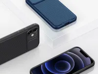 Чехол-накладка Nillkin CamShield Pro для iPhone 16 Plus пластиковый (черный)