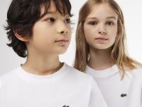 Детская футболка Lacoste из хлопка