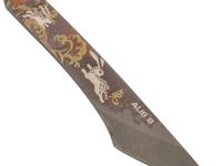 Нож киридаши KOI Rabbit Blue, сталь AUS-8, серый