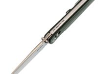 Складной нож SRM Terrier 258L-MG2, сталь 140Cr, рукоять зелёная микарта