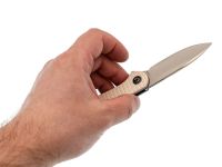 Складной нож Civivi Elementum, сталь D2, рукоять G10, бежевый