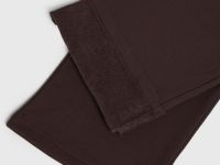 Широкие трикотажные брюки для девочек, Коричневый