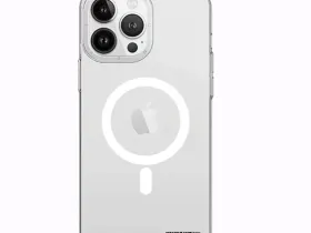 Чехол-накладка Youngkit Just Fun Magsafe для iPhone 14 Pro Max пластик/матовый (прозрачно-белый)