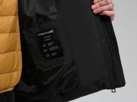 Пуховик с воротником-стойкой и съемным капюшоном