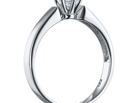 Помолвочное кольцо из белого золота э4712кц05162200_white