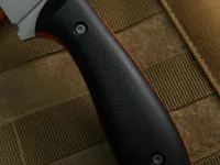 Туристический нож N.C. Custom Crony, сталь AUS-10, рукоять Black/Orange G10