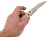 Складной нож SRM Medal 255L-GT2, сталь 10Cr15CoMoV, складной туристический, рукоять G10 ivory