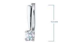 Серьги из белого золота с бриллиантами э4701сг06200855