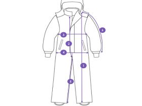 Комбинезон текстильный с полиуретановым покрытием для девочек