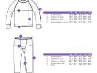 Термокомплект трикот. для мальчиков: фуфайка (футболка) с длин. рук, брюки для эпизод. использования