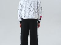 Комплект трикотажный для девочек: толстовка, брюки