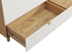 Комод Теджонс 185x85 Деко Белый