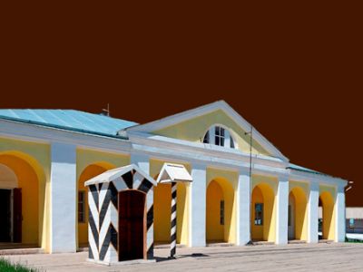 Входной билет на выставку "Гауптвахта Астраханского гарнизона. XIX в."