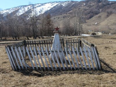 Братская могила партизан