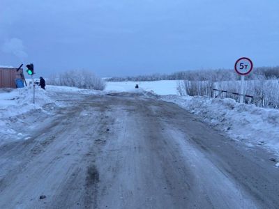 Открылась ледовая переправа Кангалассы – Соттинцы