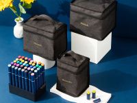 Набор спиртовых маркеров Finenolo (2 пера:кисть+долото) 40 цветов в сумке-пенале