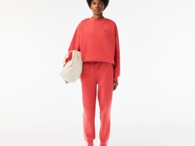 Женские спортивные брюки Lacoste из хлопка