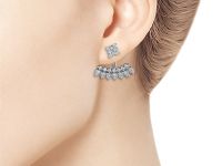 Пусеты из белого золота с бриллиантами э0901пс12190060