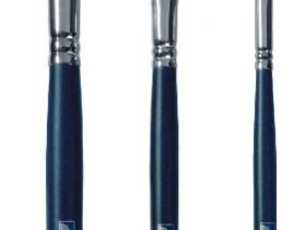 Кисть щетина №6 веерная Альбатрос "Байкал" длинная ручка