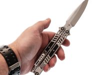 Нож-бабочка Reptilian Стикс-02Z, сталь D2, рукоять алюминий