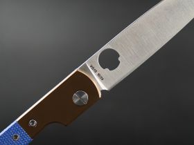Складной нож Daggerr Corso Blue Micarta Satin, сталь VG-10, рукоять микарта синяя