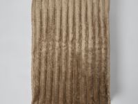 Плед Soft strip, коричневый