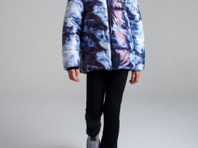 Куртка текстильная с полиуретановым покрытием для девочек