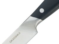 Нож кухонный для овощей Okroshka Tartar 7.2 см, сталь 5cr15mov, рукоять сталь/пластик
