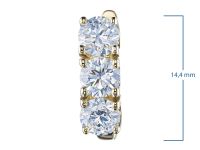 Серьги из желтого золота э0312сг10220104