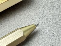 Ручка мультисистемная Rhodia, 3в1 (черн+красн+кар 0,5), корпус Золото