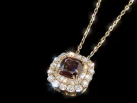 Подвеска из желтого золота с и гранатом э0366пд07250362_white
