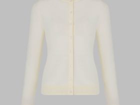 Кардиган прямого кроя с шерстью