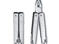 Мультитул Victorinox SwissTool Plus, сталь X50CrMoV15, рукоять нержавеющая сталь, в чехле