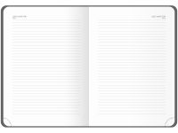 Ежедневник недатированный, кожзам OfficeSpace "Elastic band" A5 136 л, розовый