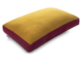 Подушка Бирни Велюр Горчичный 50x30