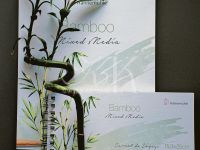 Альбом из бамбуковой бумаги на спирали Hahnemuhle "Bamboo" 15,3x25 см 15 л 265 г