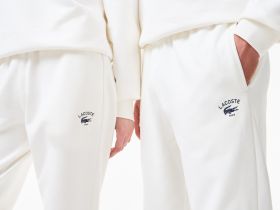 Спортивные хлопковые брюки Lacoste унисекс