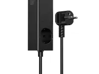 Сетевое зарядное устройство WIWU GaN 5 в1 100W 2хUSB/2хType-C (Wi-S004) (черный)