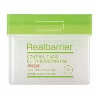 Отшелушивающие пэды для сужения пор и сияния кожи Real Barrier Control-T Acid Quick Boosting Pad