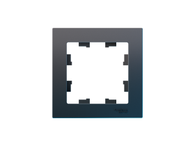 Рамка 1-постовая AtlasDesign Classic, карбон